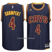 Camiseta Cleveland Cavaliers Iman Shumpert #4 2015 Azul