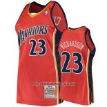 Camiseta Golden State Warriors Jason Richardson 2009-10 Hardwood Classics Naranja