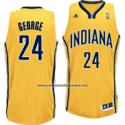 Camiseta Indiana Pacers Paul George #24 Amarillo