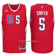 Camiseta Los Angeles Clippers Josh Smith #5 Rojo