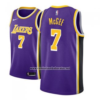Camiseta Los Angeles Lakers Javale McGee #7 Statement 2018-19 Violeta