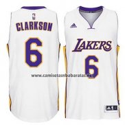 Camiseta Los Angeles Lakers Jordan Clarkson #6 Blanco