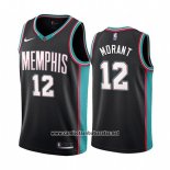 Camiseta Memphis Grizzlies Ja Morant 20th #12 Classic Negro