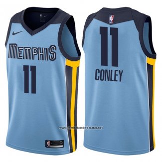 Camiseta Memphis Grizzlies Mike Conley #11 Statement 2017-18 Azul