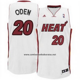 Camiseta Miami Heat Greg Oden #20 Blanco