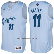 Camiseta Navidad 2016 Memphis Grizzlies Mike Conley #11 Azul