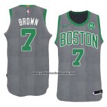Camiseta Navidad 2018 Boston Celtics Jaylen Brown #7 Verde