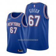 Camiseta New York Knicks Taj Gibson #67 Statement Azul