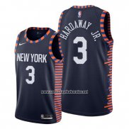 Camiseta New York Knicks Tim Hardaway Jr. #3 Ciudad Edition Azul