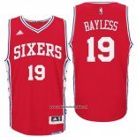 Camiseta Philadelphia 76ers Jerryd Bayless #19 Rojo