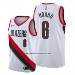 Camiseta Portland Trail Blazers Jaylen Hoard #6 Association Blanco