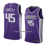 Camiseta Sacramento Kings Jack Cooley #45 Icon 2018 Violeta