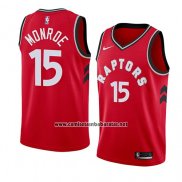 Camiseta Toronto Raptors Greg Monroe #15 Icon 2018 Rojo