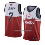 Camiseta Toronto Raptors Kyle Lowry #7 Ciudad 2019-20 Rojo