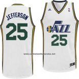 Camiseta Utah Jazz Al Jefferson #25 Blanco