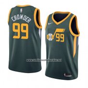 Camiseta Utah Jazz Jae Crowder #99 Earned 2018-19 Verde