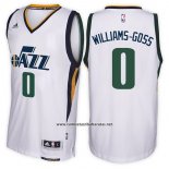 Camiseta Utah Jazz Nigel Williams-Goss #0 Home 2017-18 Blanco