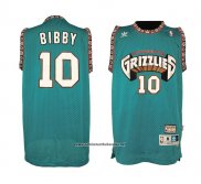 Camiseta Vancouver Grizzlies Mike Bibby #10 Historic Retro Verde