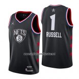 Camiseta All Star 2019 Brooklyn Nets Dangelo Russell #1 Negro