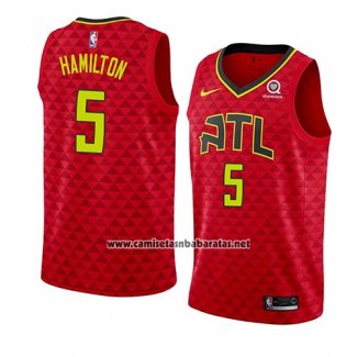 Camiseta Atlanta Hawks Daniel Hamilton #5 Statement 2018 Rojo