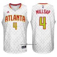 Camiseta Atlanta Hawks Paul Millsap #4 Blanco