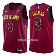 Camiseta Cleveland Cavaliers Isaiah Thomas #3 2017-18 Rojo