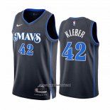 Camiseta Dallas Mavericks Maxi Kleber #42 Ciudad 2023-24 Azul
