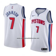 Camiseta Detroit Pistons Stanley Johnson #7 Association 2018 Blanco