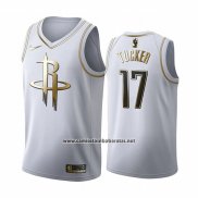 Camiseta Golden Edition Houston Rockets P.j. Tucker #17 2019-20 Blanco