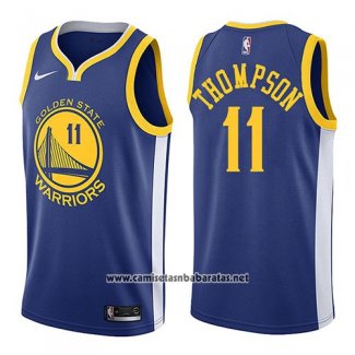 Camiseta Golden State Warriors Klay Thompson #11 Icon 2018 Azul