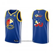 Camiseta Golden State Warriors Stephen Curry #30 Filipi#Azul