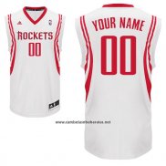 Camiseta Houston Rockets Adidas Personalizada Blanco