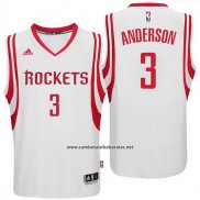 Camiseta Houston Rockets Ryan Anderson #3 Blanco