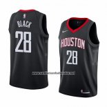Camiseta Houston Rockets Tarik Black #28 Statement 2018 Negro