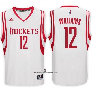 Camiseta Houston Rockets Troy Williams #12 Blanco