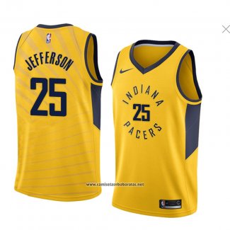 Camiseta Indiana Pacers Al Jefferson #25 Statement 2018 Amarillo