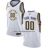 Camiseta Indiana Pacers Nike Personalizada 17-18 Blanco