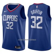 Camiseta Los Angeles Clippers Blake Griffin #32 Icon 2017-18 Azul
