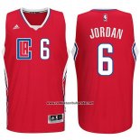 Camiseta Los Angeles Clippers DeAndre Jordan #6 Rojo