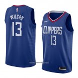 Camiseta Los Angeles Clippers Jamil Wilson #13 Icon 2018 Azul