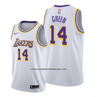 Camiseta Los Angeles Lakers Danny Green #14 Association Blanco