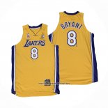 Camiseta Los Angeles Lakers Kobe Bryant #8 Mitchell & Ness 2001-02 Amarillo