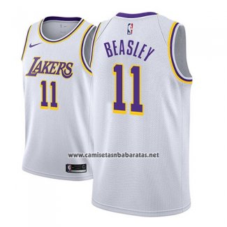 Camiseta Los Angeles Lakers Michael Beasley #11 Association 2018-19 Blanco