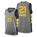 Camiseta Memphis Grizzlies Dwight Howard #21 Ciudad Gris