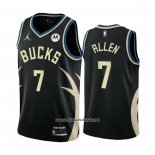 Camiseta Milwaukee Bucks Grayson Allen #7 Statement 2022-23 Negro