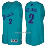 Camiseta Navidad 2016 Charlotte Hornets Marvin Williams #2 Teal