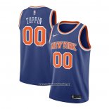 Camiseta New York Knicks Obi Toppin #00 Icon 2020-21 Azul