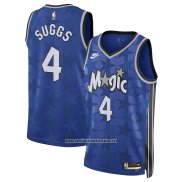 Camiseta Orlando Magic Jalen Suggs #4 Classic 2023-24 Azul