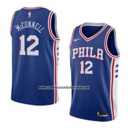 Camiseta Philadelphia 76ers T.j. McConnell #12 Icon 2018 Azul