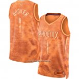 Camiseta Phoenix Suns Devin Booker #1 Select Series 2023 Naranja